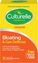 ダイジェクティブヘルス、30カプセルのダイジェクティブ・酵素&プロバイオティクス、Culturelle Bloating&Gas Defense、Occasional Indigestion & Discomfortをサポート