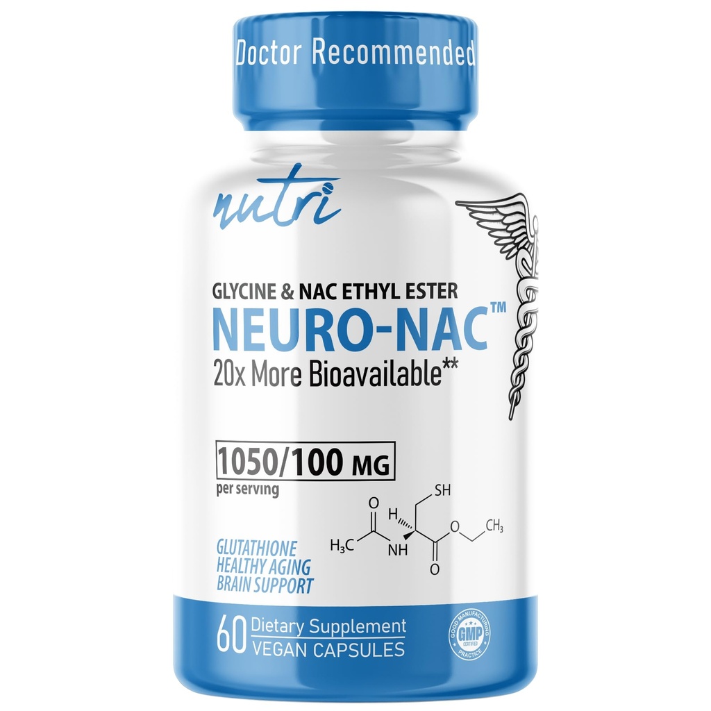 神経 NAC の補足 N アセチル Cysteine エチル エチル エスター - NAC 600 の mg - ブースト グルタチオン 10x より Liposomal のグルタチオン - N のアセチル Cysteine エチル エチル エスター - NACET (60 のカプセル)