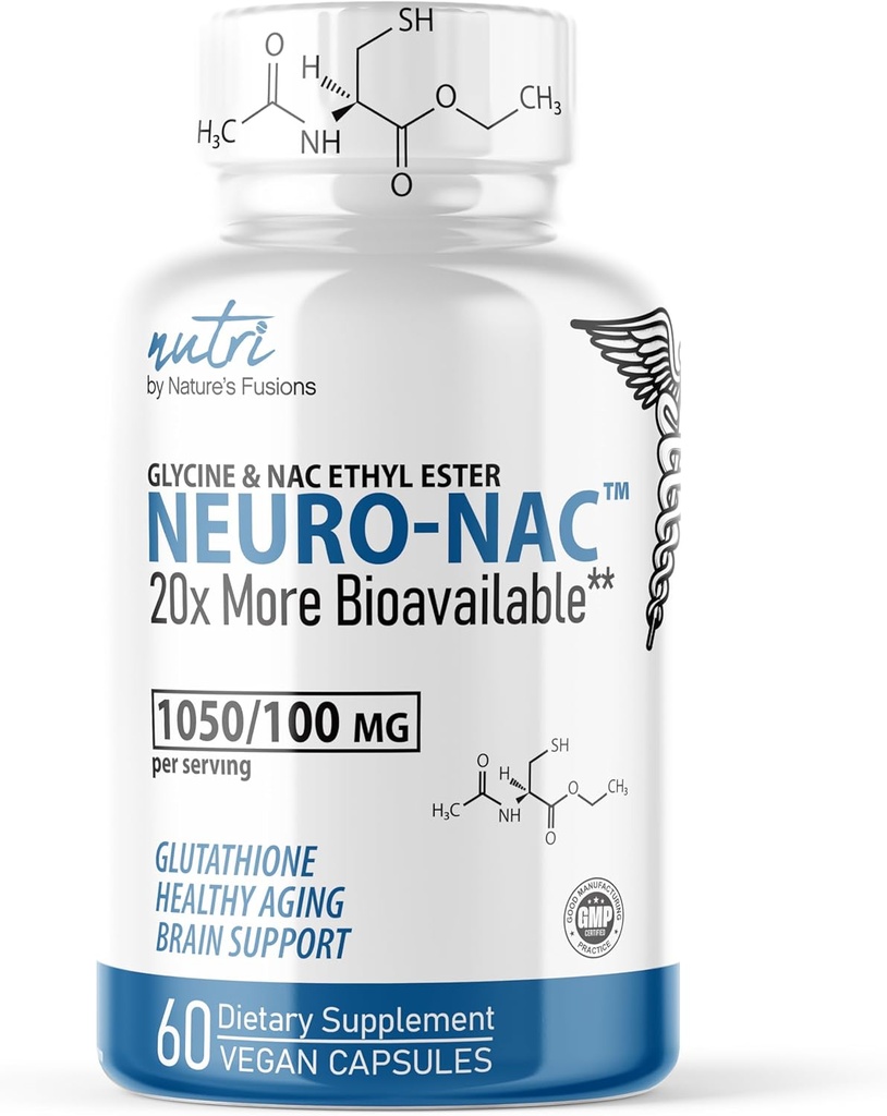 神経 NAC の補足 N アセチル Cysteine エチル エチル エスター - NAC 600 の mg - ブースト グルタチオン 10x より Liposomal のグルタチオン - N のアセチル Cysteine エチル エチル エスター - NACET (60 のカプセル)
