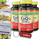 選択バンドルスプリングバレーラピッド・リリースコク10コエンザイムQ10 100 mg Softgels 120 CT 3 pk (360 合計) + ビタミンガイド&ピルコンテナ (5 アイテム)!
