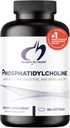 健康ホスファチジルコリンSoftgelsのためのデザイン - ソイ・レシチンのPhosphatidylコリンサプリメントは、肝臓 + 脳の健康をサポート (180 Softgels)