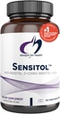 健康イノシトールのためのデザイン + ALA カプセル - Sensitol Myo-inositol (MI) + D-Chiro Inositol (DCI) アルファリポ酸 - ビーガン、非GMOサプリメント (120 カプセル)