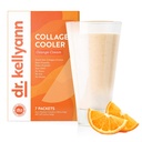 Dr. Kellyann Orange Cream Keto Shake Packets (7 サービング) – 15g たんぱく質、グラスフェッドコラーゲン、Keto & Paleo-Friendly、1 パック