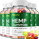 Reviv Hemp - Hemp Seed Extract RevivHemp Gummies Tinnitus Herbal Supplement、健康とウェルネスサポート、すべての自然なReviv Hemp Gummy(5パック - 300グミ)