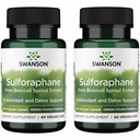 Swanson Sulforaphane - Broccoli Sprout Extractは、セルラー、GI Tract、および肝臓の健康をサポート - 天然サプリメントは、0.4% Sulforaphaneに標準化 - (60ベジギーカプセル、400mcg各)(2パック)