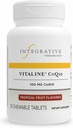 Integrative Therapeutics Vitaline CoQ10 100 mg - 大人のための脳の健康サポートサプリメント* - 心の健康をサポート* - 酪農場なし - トロピカルフルーツ風味、30の咀嚼可能なタブレット(30のサービング)