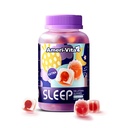 大人、Melatonin 3mg、Lのテアニン、Ashwagandha、グルテンフリー、砂糖なし、いちごの味60の計算が付いている睡眠のガミー
