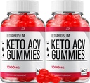 Ultra Bio スリム Keto プラス ACV グミー 栄養補助食品 - UltraBio スリム Keto アップル サイダー Vinegar Gummies レビュー, 最大強度 BioSlim 上級重量管理のためのグミー (2 パック - 120 ガミー)