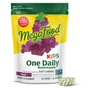 MegaFood は 1 つの毎日の Multivitamin の柔らかい咀嚼をからかいます - ビタミン B、ビタミン C、ビタミン D 及びビタミン E - 年齢 4 の菜食主義者、9 の食糧アレルゲンなしでなされる - ブドウの味 - 30 の咀嚼
