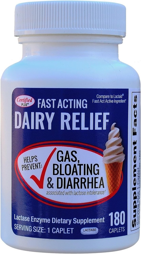 速い代理のLactase 180のカプレットの一般的なLactaseのカプレットごとの速い行為9000 FCCの単位