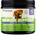 ZENAPET Dog Immune Support Premium Powder Topper, Turkey Tail, Spirulina & Beta-Glucan, Supports a Healthy Immune System & Digestion, Human-Grade, Made in USA
