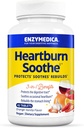 Enzymedica, Heartburn Soothe, Fast-Acting Digestive Aid, バニラオレンジ, 42 Chews (21 サービング)