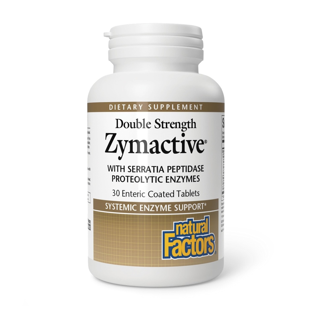 自然な要因- Zymactive Proteolytic酵素の二重強さは、筋肉および接合箇所機能、グルテンフリー、非GMOの30の Enteric上塗を施してあるタブレットを助けるために健康な炎症反応を支えます