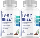 Lean Bliss Pills、Lean Blissのレビュー、Lean Bliss Advanced Formula Pills、Lean Bliss All Natural Formula Supplement Capsules、Lean Bliss Healthy Weight Support (2 Pack - 120 Capsules)