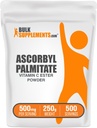 BulkSupplements.com Ascorbyl Palmitateパウダー - ビタミンCエステル、ビタミンCサプリメント - グルテンフリー、500mg/サービング、250g(8.8オンス)(パッケージ1)