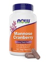 NOWフーズマンノーズクランベリー、120ベジカプセル - PAC - 450mg dMannose、250mg全クランベリー - 膀胱洗浄と尿路の健康* - ビーガンフレンドリーサプリメント、非GMO