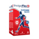 INVIGOFLEX® D - グルコサミン硫酸(古典的な処方)の1500mg - ニー、手、背中、およびヒップサポートDのためのプレミアムジョイントサプリメント:グルコサミン硫酸、カプレット - 60 Ct
