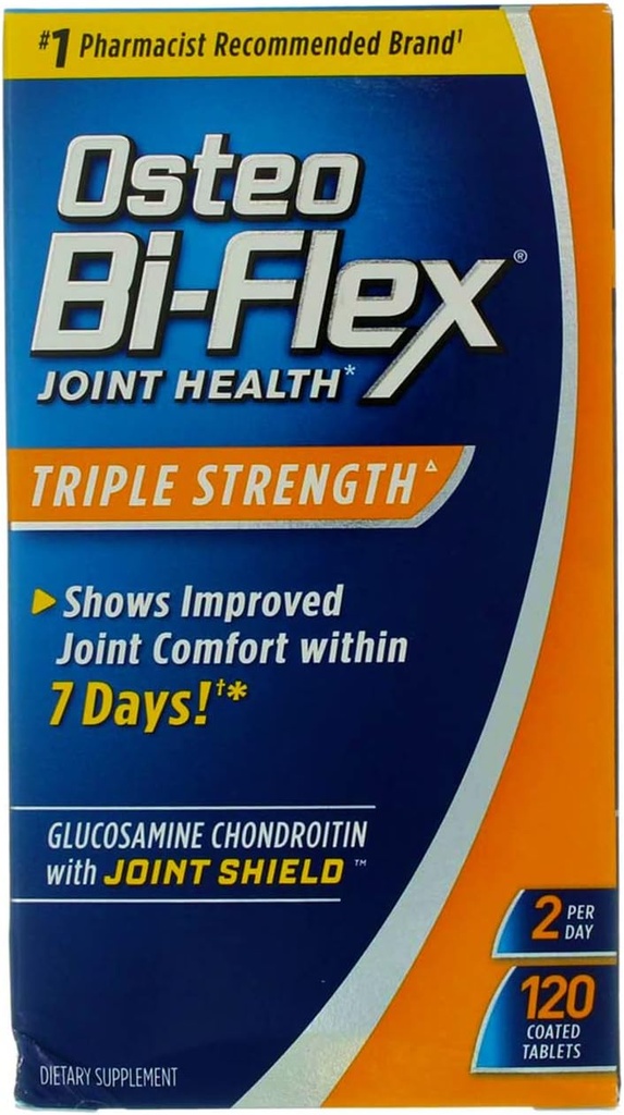 OsteoのBi-Flexの小包の高度の三重の強さ120のea (8のパック)