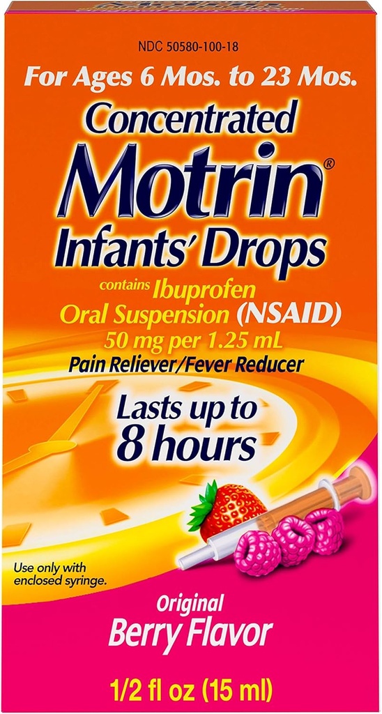 集中されたMotrin Aspirin、0.5の液体のOunce