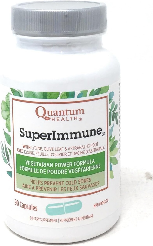 Quantumの健康の極度の免疫+力の方式の食事療法の補足、90のベジタリアンのカプセル