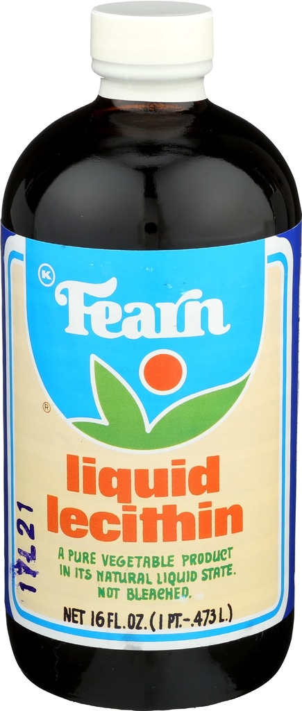 Fearn自然食品液体レシチン、16オンス