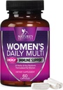 女性のためのMultivitamin - ビタミンA、C、D、E、B6、B12、亜鉛、カルシウム及びマグネシウム、女性は骨の健康、エネルギー及び免疫サポートのための毎日の多ビタミンのMultimineralの補足- 60のカプセルを補います