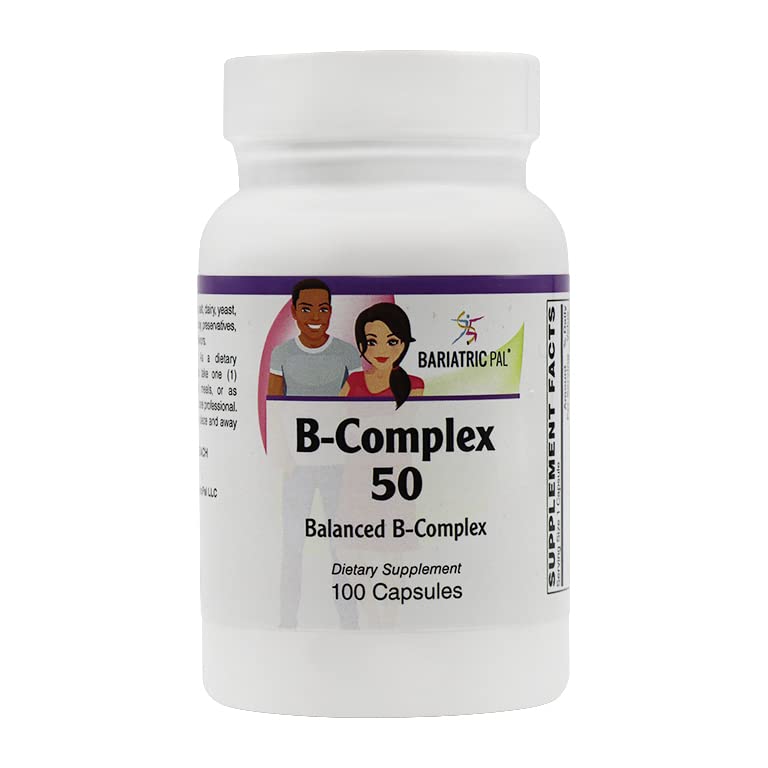 BariatricPal Sustained解放Bコンプレックス50のベジタリアンのカプセル(100の計算)