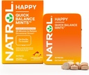 Natrol Quick Balance Happy Mints, Occasional Stress Relief Supplement, 30 Mints, 15 Day Supply
