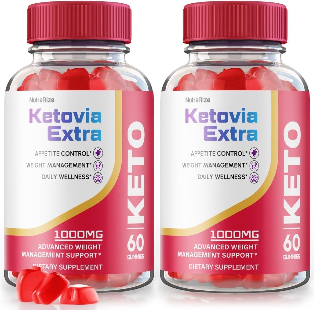 (2 パック) Ketovia Extra Gummies - Ketovia Extra ACV Gummies, Ketovia ACV Gummies 高度な減量, 最大強度のサプリメント, Ketovia Keto + ACV Gummy, Ketovia Extra Reviews (120 Gummies)