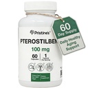 PRISTINE'S Pterostilbene 100mgアンチエイジングサプリメントカプセル - 60デイサプライ - Lung Health&メンタルクラリティ抗酸化剤 - 高バイオアベイラビリティビーガン非GMO