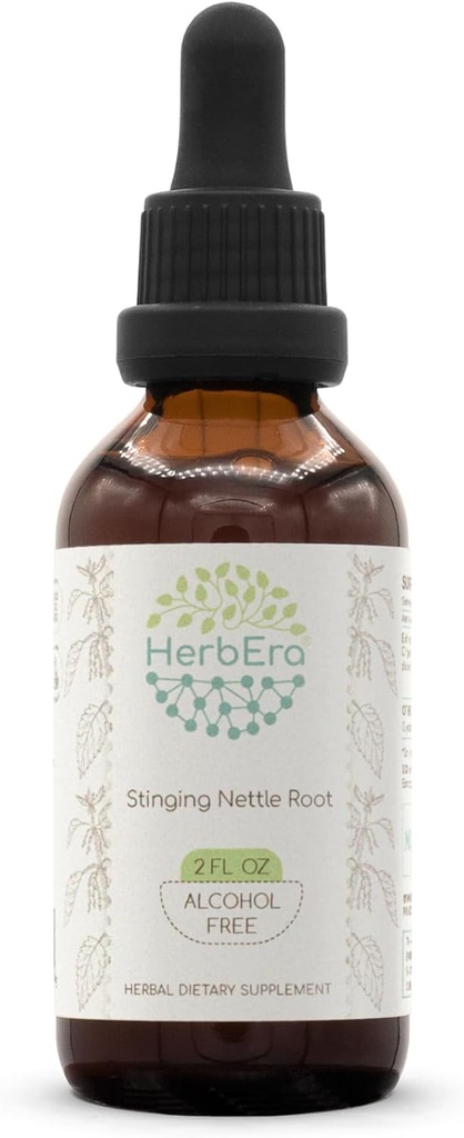 HerbEra Stingingingのイラクの根根B60アルコールなしの草のエキスのチンキ、集中された液体はNettle (UrticaのDioica)を詰める2つのflのoz