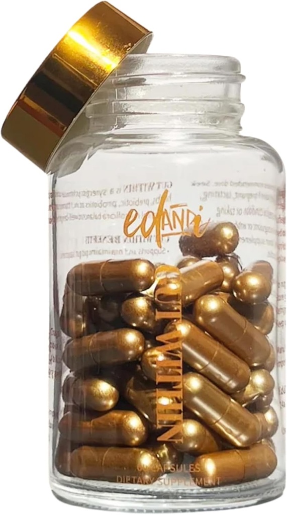 ed&iは、プレバイオティクス&プロバイオティックサプリメント内のグアット - 女性のための消化プロバイオティクス、女性の呼吸、消化器系サポート、女性の腸の健康、60カプセル、30日の供給