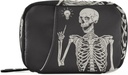 人間のSkeletonの丸薬箱7日の丸薬の箱旅行支柱のオルガナイザー袋ジッパーのポータブルの週例のビタミンの補足のホールダーのためのコンパクト サイズ