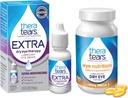 TheraTears 1200mgのオメガ3は目の栄養物、有機性亜麻仁のトリグリセリドの魚油及びVIT E、90の計算の目の低下、余分乾燥した目の療法、15のmL、0.5のFlのozのために補います