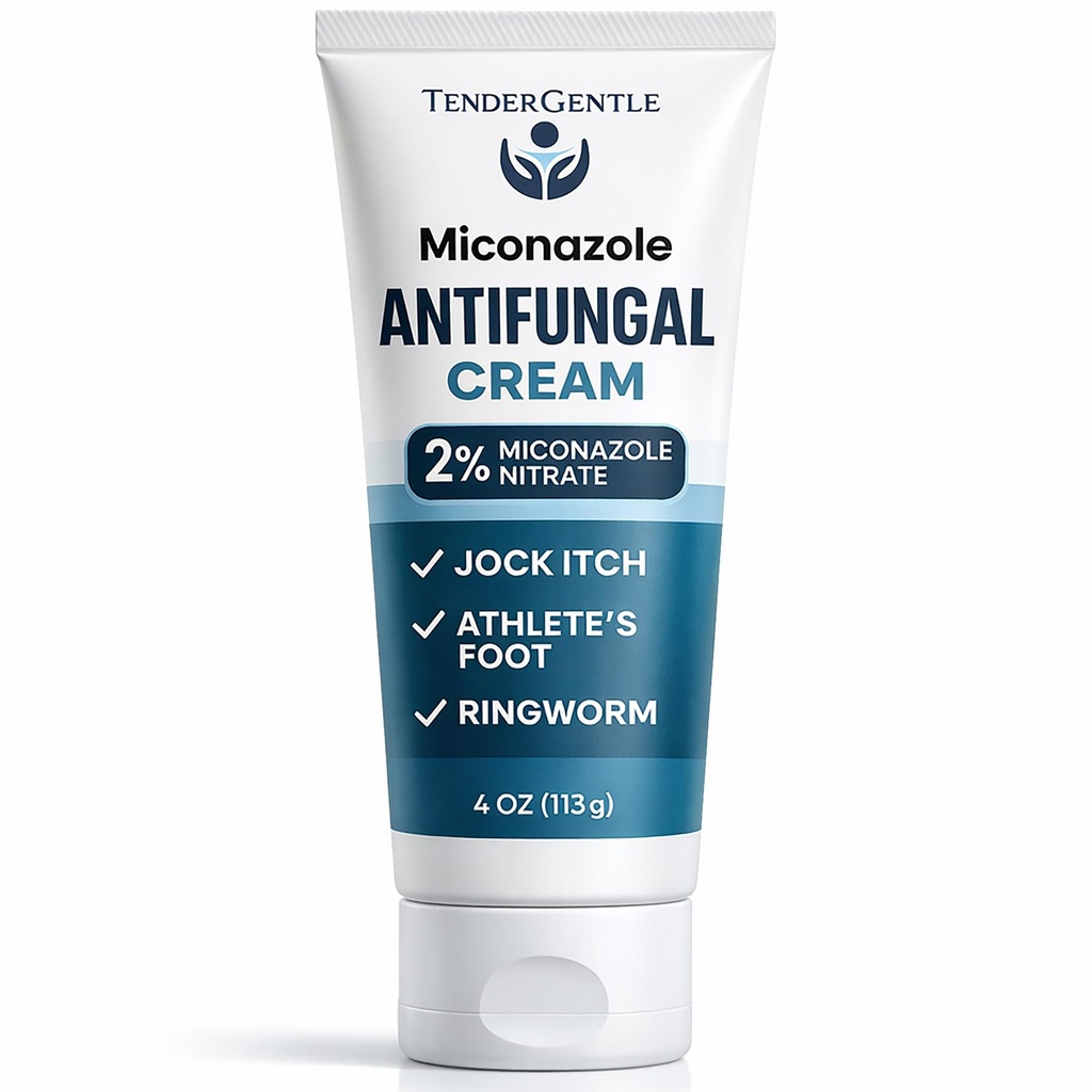 皮のためのMiconazoleのAntifungalのクリーム-Jock Itch、Athleteのフィート、かゆみおよびRingwormのためのMiconazole Nitrateの4つのoz