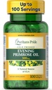 Puritan's Pride Cold Pressed Evening Primrose Oil 500 mg with GLA, 女性と皮膚の健康のための栄養補助サプリメント, 100 急流リリースソフトジェル