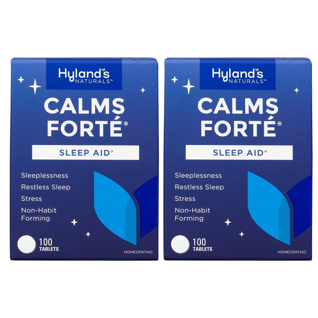 ハイランドのカルム・フォルテの睡眠補助剤のタブレット、神経緊張の自然な救助および時事の眠り、100の計算(パッケージ2)