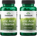 Swanson Uric Acid Cleanse - Natural Supplement Promoting Kidney Support - Features a Powerful Combination of 7 Herbs - (60 Veggie Capsules) 2 Pack