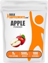BulkSupplements.com アップルパウダー - アップルフルーツパウダー、消化器サポート用繊維のサプリメント - ナチュラル&グルテンフリー、サービングあたり5g、500g(1.1ポンド)(パッケージ1)