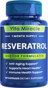 Resveratrolの補足1200mg高い効力-細胞および認知の健康の補足のための高められた吸収の有機性トランスResveratrol -非GMOの比較 この 1200 mg に その他 500mg か 1000mg