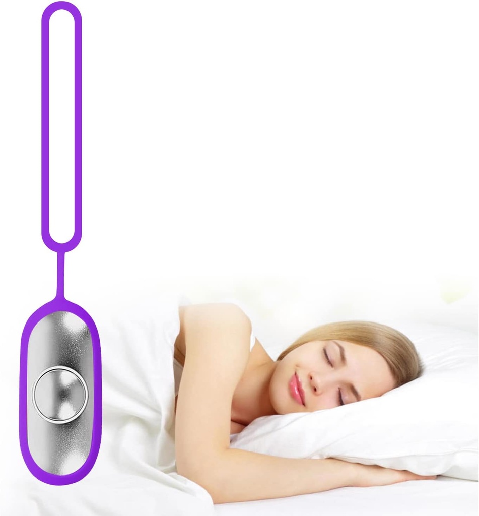 Sleep Aid Device, Handheld Sleep Aid Instrument with Microcurrent Pulse Sleep Assist Technology for Improve Sleep Quality, Purple