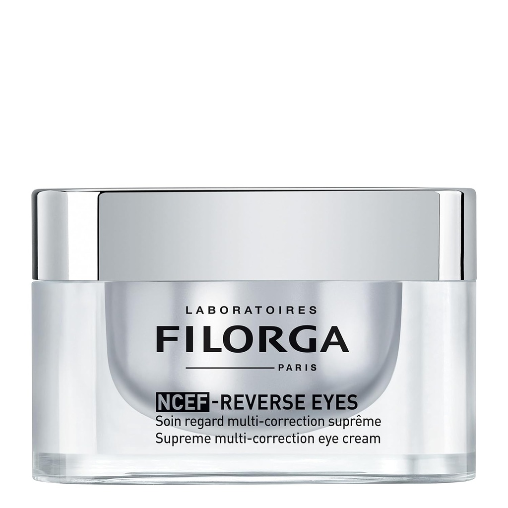 Filorga NCEF-逆の目は多コーティングの反老化の目クリーム、Hyaluronic酸、コラーゲンおよびビタミンCによってしわ、暗い円およびふくらみおよびブーストの目の保湿、0.5のflを減らします。oz。