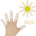 ゲルの指のコツ、指の保護装置サポート(14 PCS) トリガの指、手 Eczema、指の割れること、指の関節炎および多くのための新しい物質的な指の袖の偉大な人。 (10pcs 長い + 4pcs 不足分)