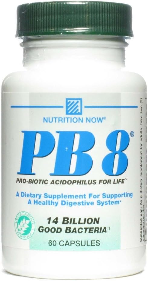PB 8 Pro-Biotic Acidophilus - ベジタリアン栄養今すぐ60 VCaps