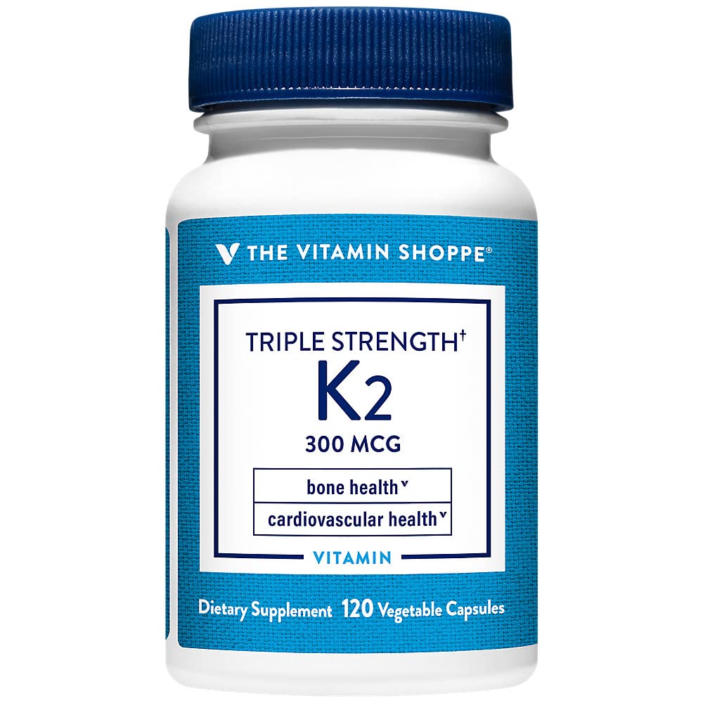 トリプル強度ビタミンK2 a「骨の健康a」300 MCG (120野菜カプセル)