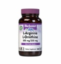 Bluebonnet栄養L-アルギニン500mg / L-オルニシン250mg、タンパク質代謝をサポート*、大豆フリー、グルテンフリー、非GMO、コーシャ認定、ビーガン、100野菜カプセル