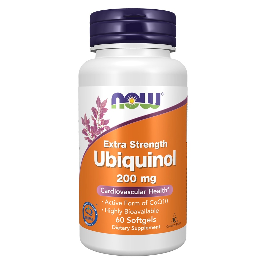 NOWの補足、Ubiquinol 200のmg、高い生物学的利用性(CoQ10の活動的な形態)、60のSoftgels