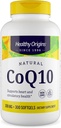 健康な起源® CoQ10 100 mg – 自然トランスイソマーUbiquinone – イースト発酵, 心臓の健康をサポート & 細胞エネルギー – 非GMO 300 Softgels