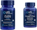 ライフエクステンションスーパーUbiquinol CoQ10強化ミトコンドリアサポート&スーパーオメガ3プラスEPA / DHAフィッシュオイル、セサメリガンアン、オリーブエキス、キルト&アスタ