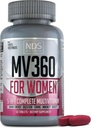 女性のためのNDS栄養MV360、エネルギー、消化、トニング、免疫サポート、および女性の健康と美、60のタブレット、30のサービングのための必須の女性のビタミンが付いている女性のための5 1の完全なマルチビタミン